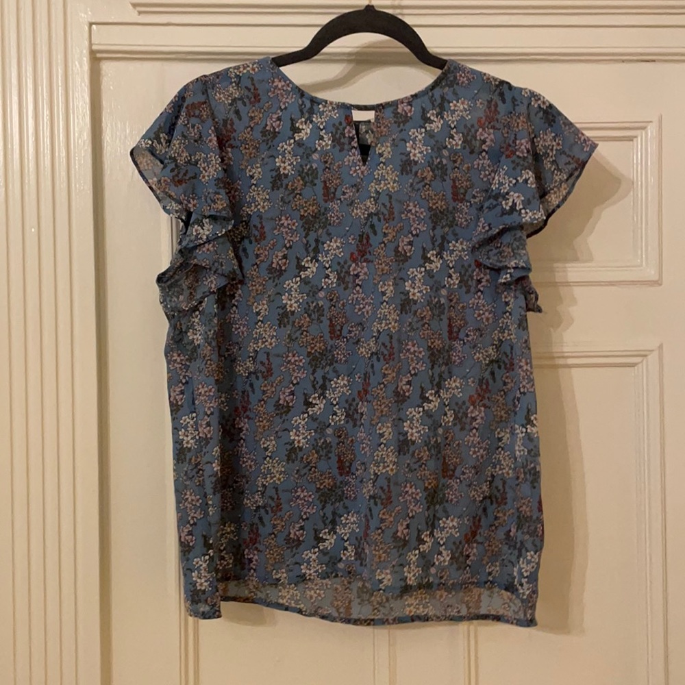 Floral Women’s Short Sleeve Blouse